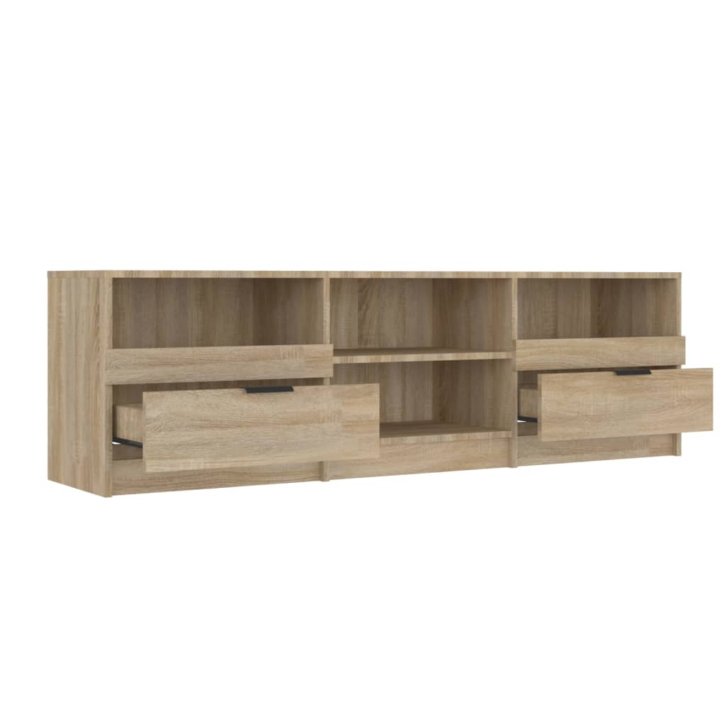 Mueble de TV madera roble Sonoma 150x33,5x45 cm vidaXL