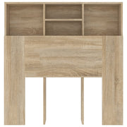 Mobile con testiera in rovere Sonoma 100x19x103,5 cm - Vetonek