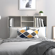 Mobile con testiera grigio cemento 100x19x103,5 cm - Vetonek