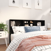 Mobile con testiera nera 180x19x103,5 cm v6679 - Vetonek