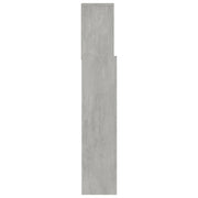 Mobile con testiera grigio cemento 180x19x103,5 cm v6693 - Vetonek