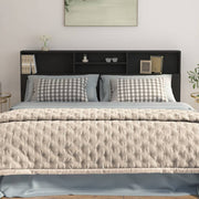Mobile con testiera nera 200x19x103,5 cm v6730 - Vetonek