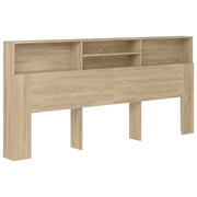 Mobile con testiera in rovere Vetonek Sonoma 220x19x103,5 cm
