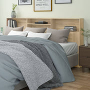 Mobile con testiera in rovere Sonoma 220x19x103,5 cm v6808 Vetonek