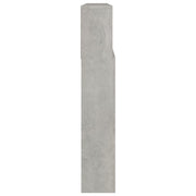 Mobile con testiera grigio cemento 220x19x103,5 cm v6815 - Vetonek