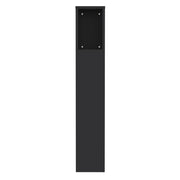 Mobili con testiera nera 100x18,5x104,5 cm - Vetonek