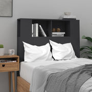 Mobile testiera nera 100x18,5x104,5 cm v6853 Vetonek