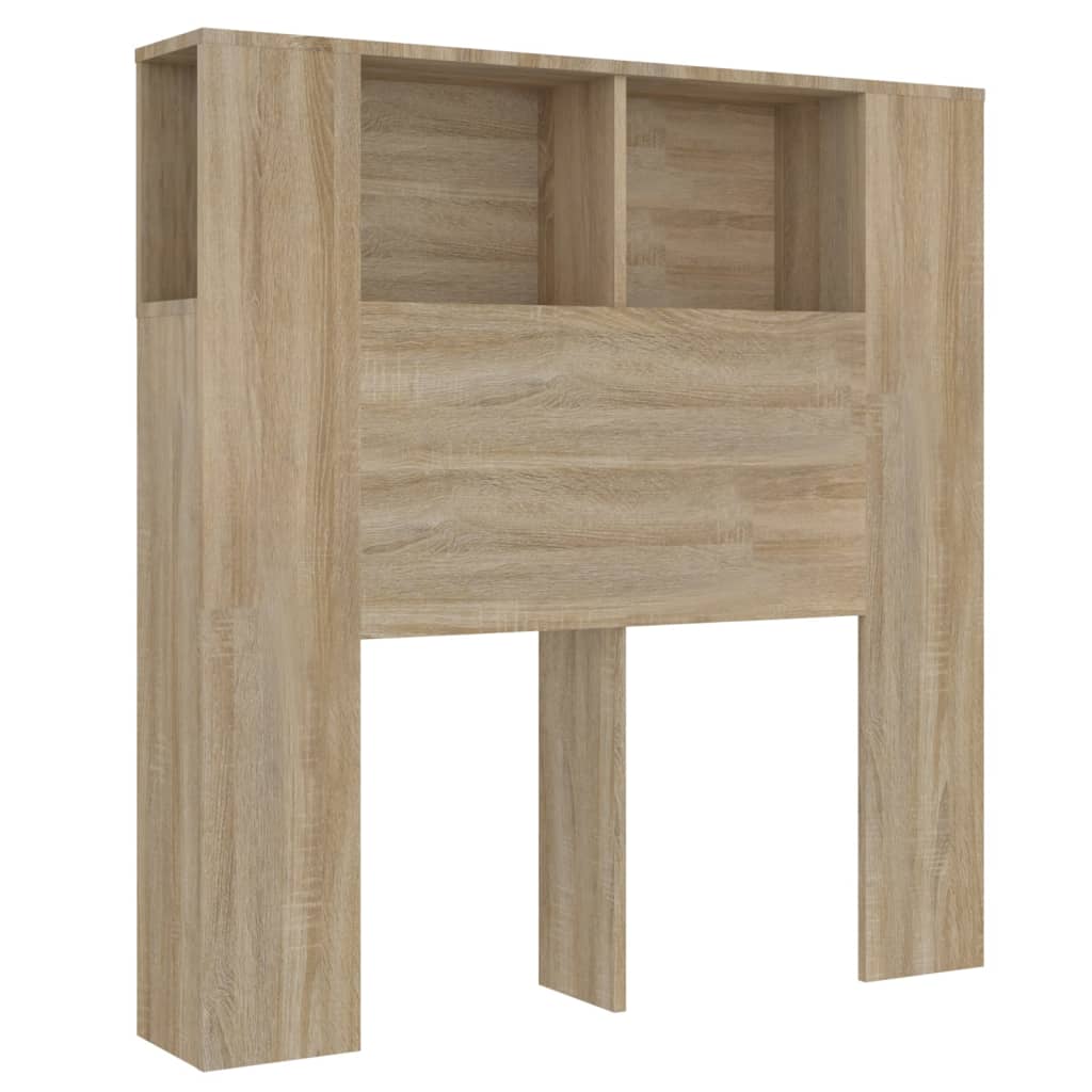 Mueble cabecero color roble Sonoma 100x18,5x104,5 cm vidaXL