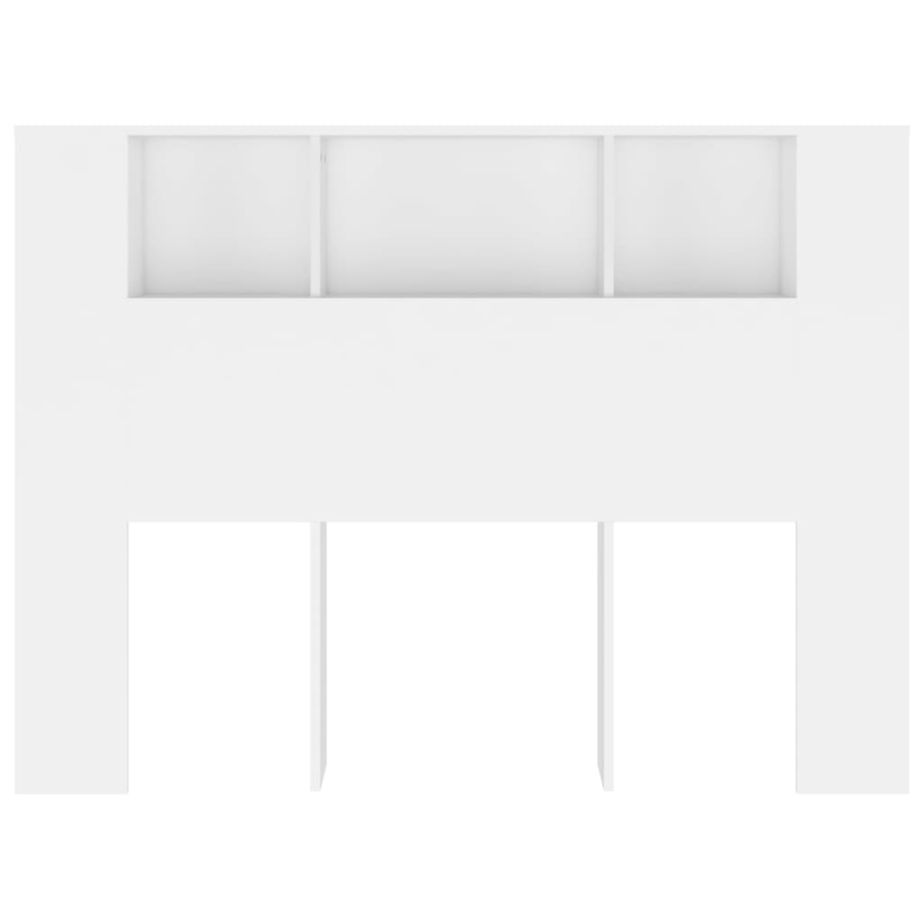 Mueble cabecero blanco 140x18,5x104,5 cm vidaXL