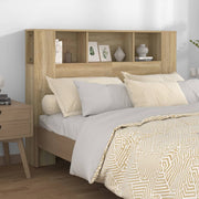 Mobile con testiera in rovere Sonoma 140x18,5x104,5 cm v6983 Vetonek