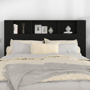 Mobile con testiera nera 160x18,5x104,5 cm v7034 - Vetonek