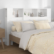 Mobile testiera bianco lucido 160x18,5x104,5 cm v7072 Vetonek