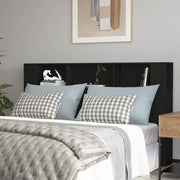 Mobile testiera nera 180x18,5x104,5 cm v7096 Vetonek