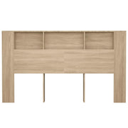 Mobile con testiera in rovere Sonoma 180x18,5x104,5 cm v7102 - Vetonek