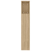 Mobile con testiera in rovere Sonoma 180x18,5x104,5 cm v7102 - Vetonek