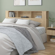 Mobile con testiera in rovere Sonoma 200x18,5x104,5 cm v7164 Vetonek