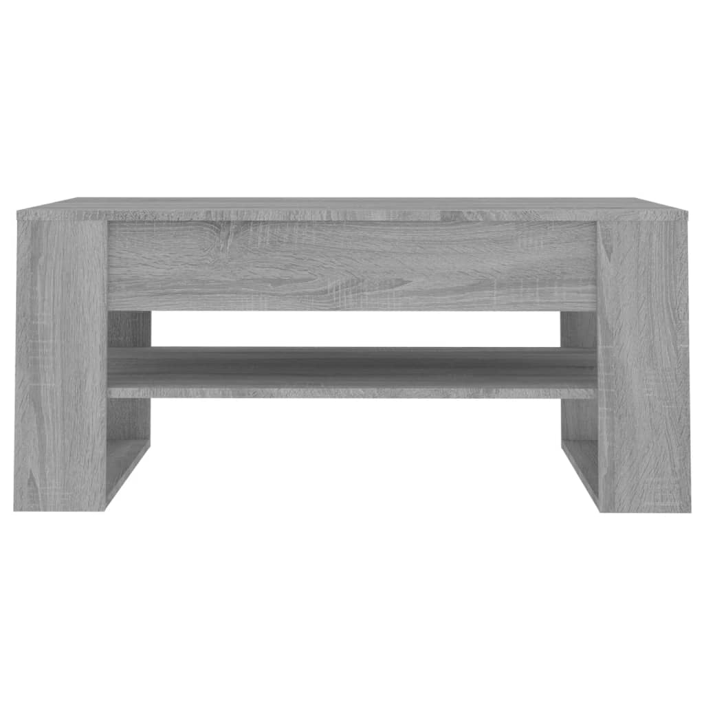 Mesa de centro madera de ingeniería gris Sonoma 102x55x45 cm