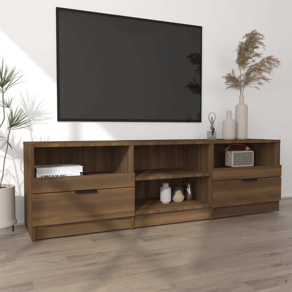 TV furniture Oak brown 150x33,5x45 cm