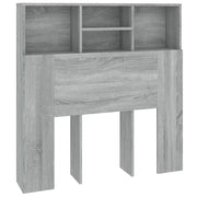 Mobili con testiera grigia Vetonek Sonoma 100x19x103,5 cm