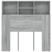 Mobili con testiera grigia Sonoma 100x19x103,5 cm - Vetonek