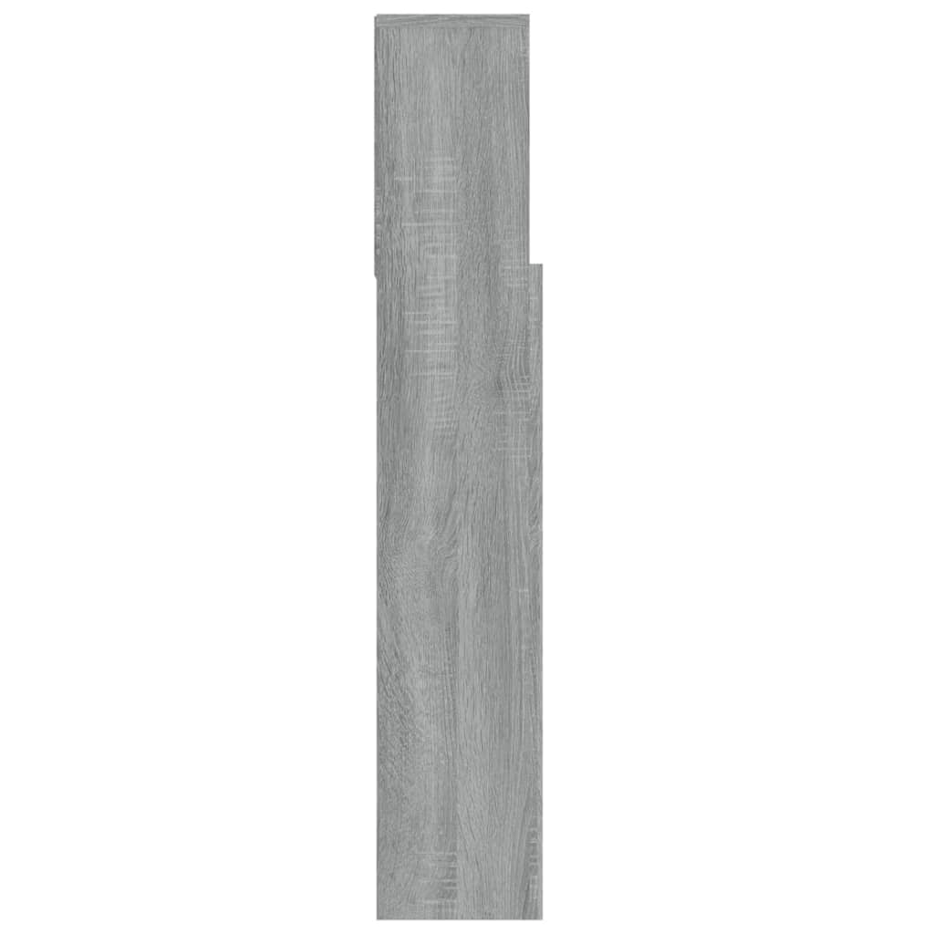 Mobili con testiera grigia Sonoma 100x19x103,5 cm - Vetonek
