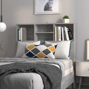 Mobili con testiera grigia Sonoma 100x19x103,5 cm v8680 Vetonek