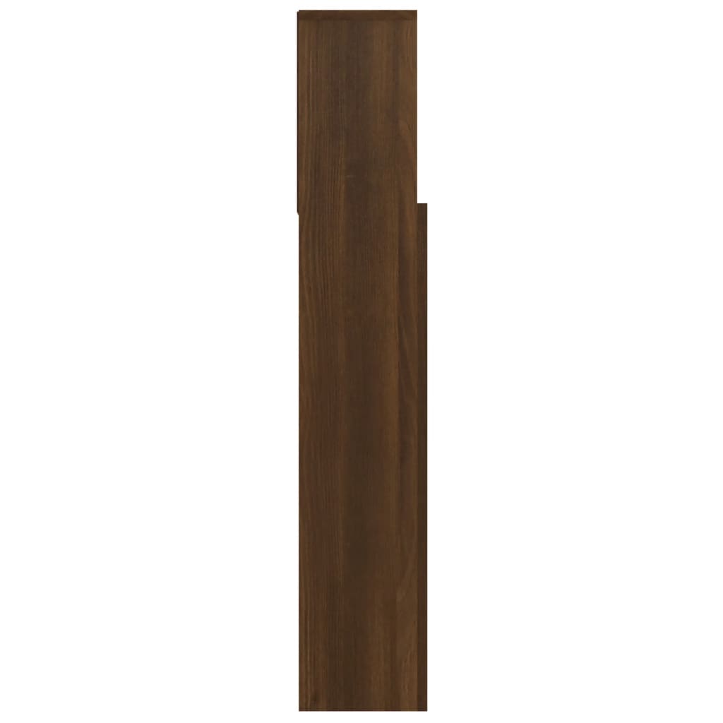 Mobile con testiera in rovere marrone 100x19x103,5 cm v8697 - Vetonek