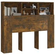 Mobile con testiera in rovere affumicato 120x19x103,5 cm v8703 - Vetonek