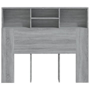 Mobili con testiera grigia Sonoma 120x19x103,5 cm - Vetonek