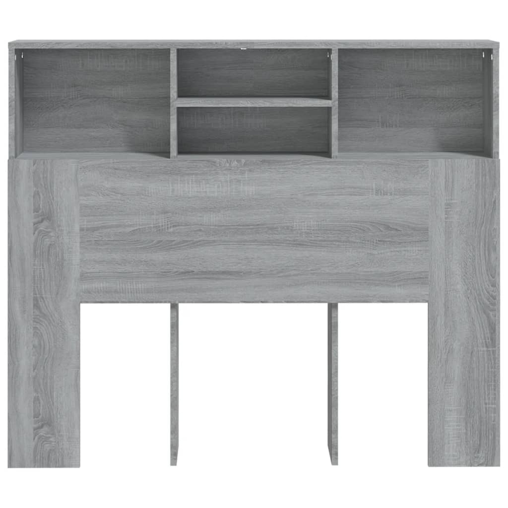 Mobili con testiera grigia Sonoma 120x19x103,5 cm - Vetonek