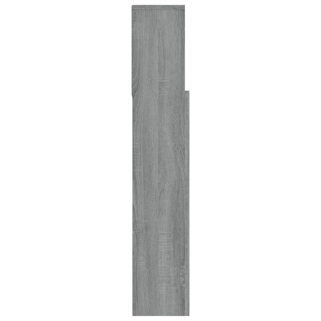 Mobili con testiera grigia Sonoma 120x19x103,5 cm - Vetonek