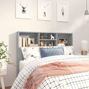 Mobili con testiera grigia Sonoma 120x19x103,5 cm v8710 Vetonek
