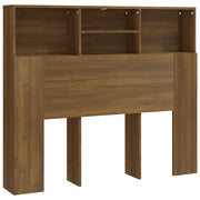Mobile con testiera Vetonek in rovere marrone 120x19x103,5 cm