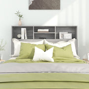 Mobile con testiera grigia Sonoma 140x19x103,5 cm v8741 - Vetonek