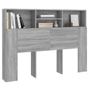 Mobile con testiera grigia Sonoma 140x19x103,5 cm v8741 - Vetonek