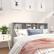 Mobile con testiera grigia Sonoma 180x19x103,5 cm v8802 - Vetonek