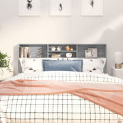 Mobili con testiera grigia Sonoma 180x19x103,5 cm v8802 Vetonek