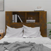 Mobile con testiera in rovere affumicato 100x18,5x104,5 cm v8888 - Vetonek