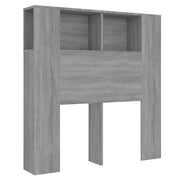 Mobili con testiera grigia Vetonek Sonoma 100x18,5x104,5 cm