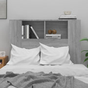 Mobili con testiera grigia Sonoma 100x18,5x104,5 cm v8895 - Vetonek