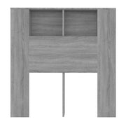 Mobili con testiera grigia Sonoma 100x18,5x104,5 cm v8895 - Vetonek