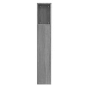 Mobili con testiera grigia Sonoma 100x18,5x104,5 cm v8895 - Vetonek