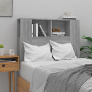 Mobili con testiera grigia Sonoma 100x18,5x104,5 cm v8895 Vetonek