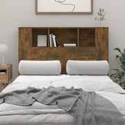 Mobile con testiera in rovere affumicato 120x18,5x102,5 cm v8918 Vetonek