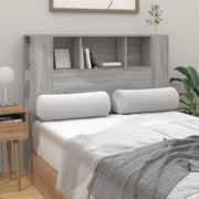 Mobili con testiera grigia Sonoma 120x18,5x102,5 cm v8925 - Vetonek