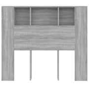 Mobili con testiera grigia Sonoma 120x18,5x102,5 cm v8925 - Vetonek