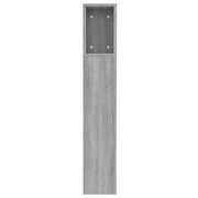 Mobili con testiera grigia Sonoma 120x18,5x102,5 cm v8925 - Vetonek