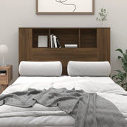 Mobile con testiera in rovere marrone 120x18,5x102,5 cm v8932 Vetonek