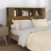Mobile con testiera in rovere affumicato 140x18,5x104,5 cm v8949 Vetonek