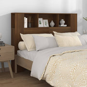 Mobile con testiera in rovere marrone 140x18,5x104,5 cm v8963 Vetonek